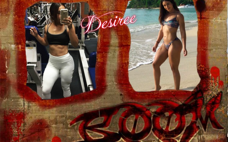 Desiree Franceschini le mete corazón a la competencia Fitness