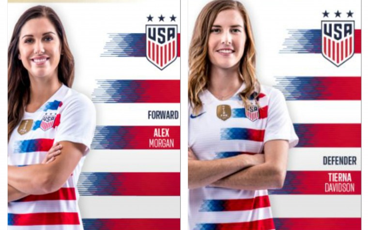 camiseta alex morgan 2018