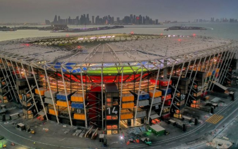 Estadio Qatar 2022 es como un Lego gigante