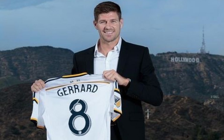 LA Galaxy presentó oficialmente a Gerrard.