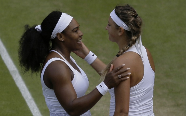 Serena en victoria vs Azarenka