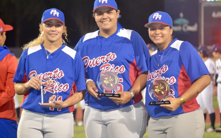 Tres boricuas entre las más destacadas del Mundial Béisbol