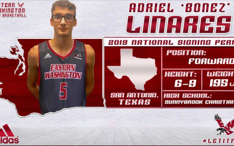 Adriel Linares a Eastern Washington