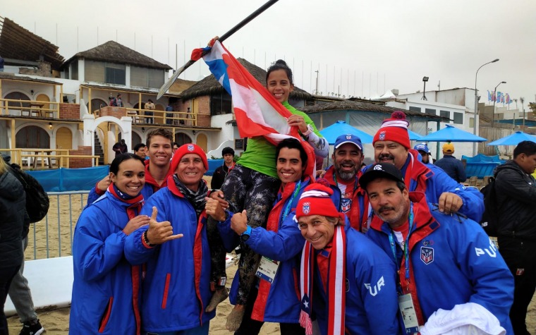 Maricarmen Rivera la primera medalla de Surfing