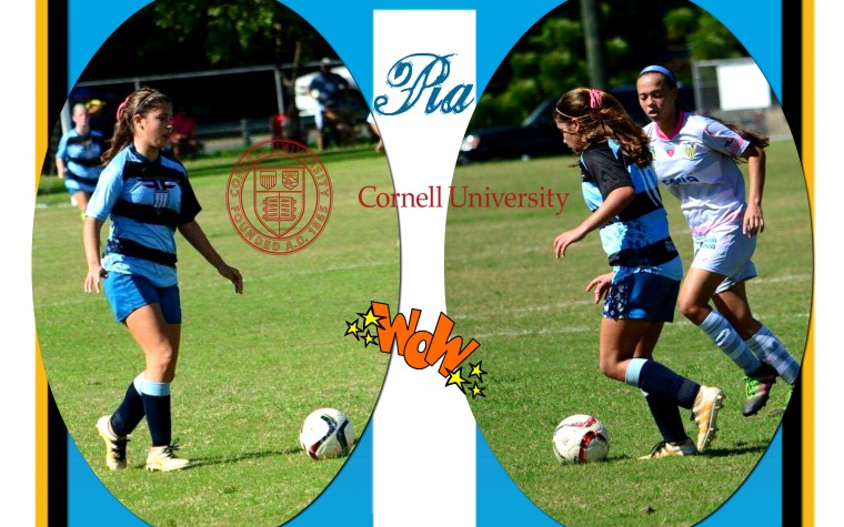 FutFem: Pia a Cornell