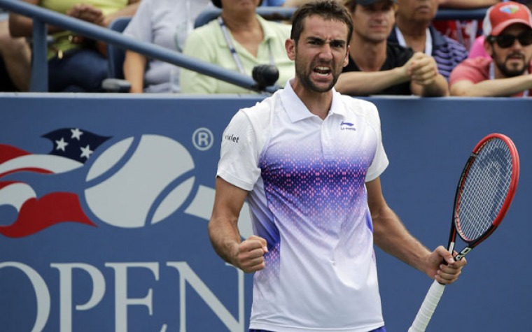 Hasta las 2:22 AM Cilic en US Open