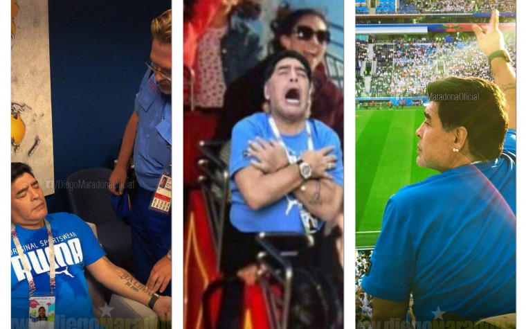 Maradona 'de alta'