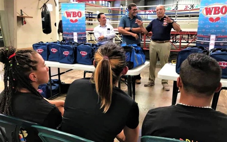 OMB dona equipo entrenamiento a la Sele Boxeo PUR