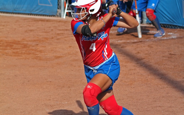 PUR vs Cuba en Softball Femenino