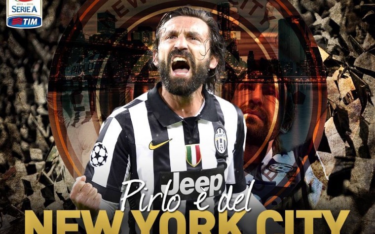 Pirlo llegará a la MLS con el New York City FC.