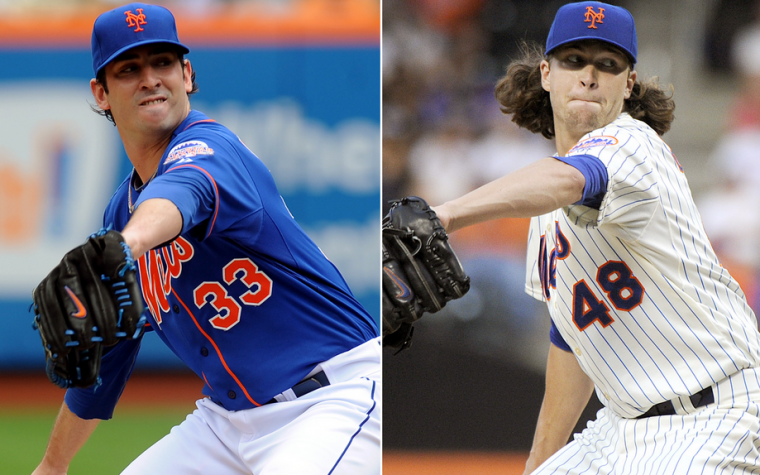 Harvey y deGrom en Kansas City