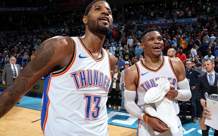 Más Paul George, menos Westbrook