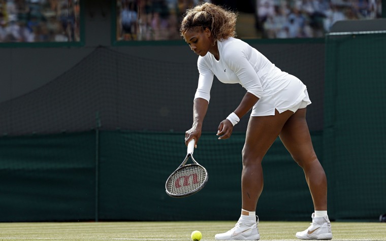 A punto de mate Serena Williams