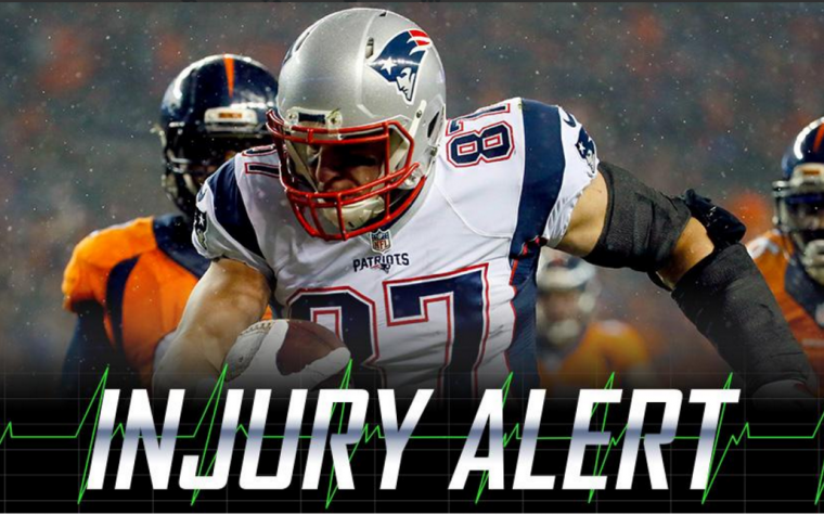 Fuera Gronk y pierden los Patriots