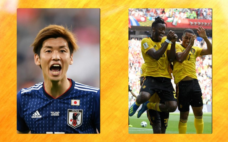 ¿Quién gana, Bélgica o Japón?