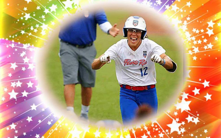 Karla Claudio inmortaliza su homerun vs USA