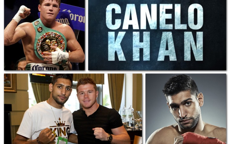 Canelo a comer Khan Khan