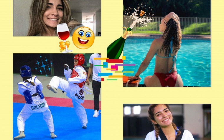 Brindis de Oro en TKD y modelaje para Herma Liz