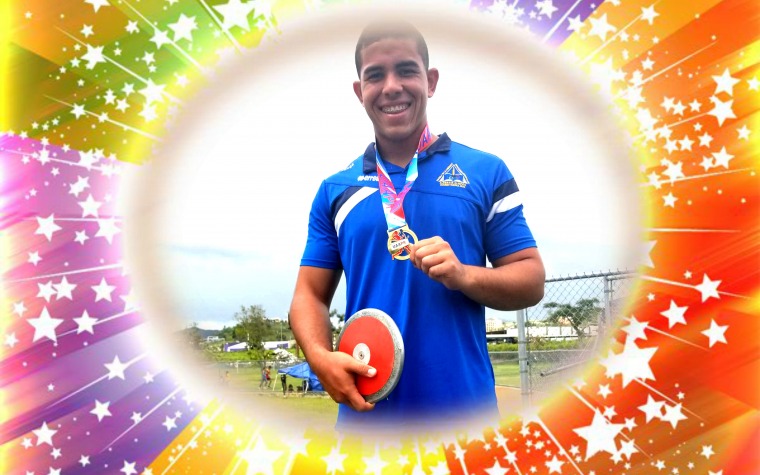 Contreras y su disco al Mundial U20 en Finlandia