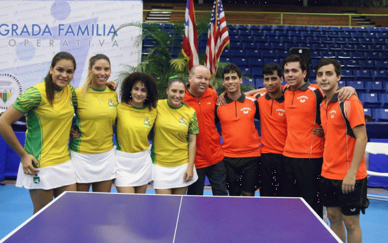 VEN, ECU, DOM y CRC en Tenis Mesa LAI