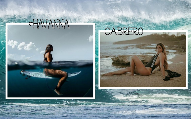 Havanna Cabrero viajando el mundo con el Surfing