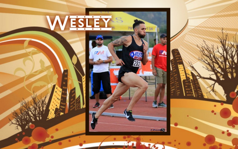 Wesley se tira carrerón en 800 mts. en Italia