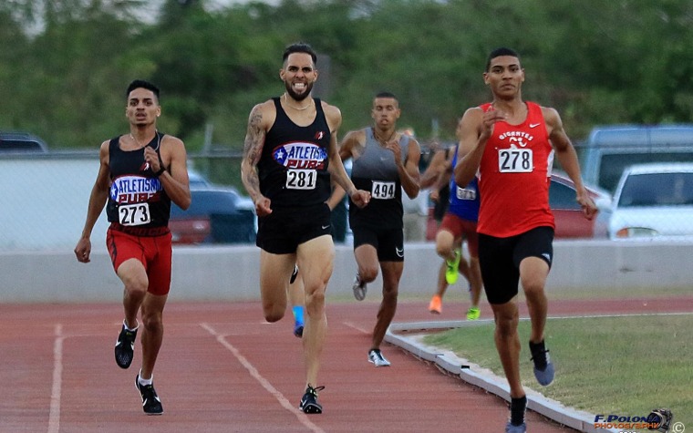 Disparo de salida para los 800 mts.