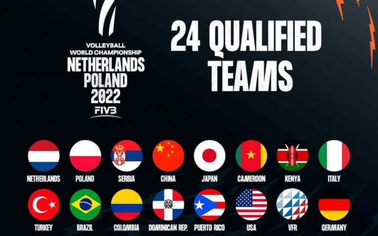 Confirmados los países para Mundiales Voleibol