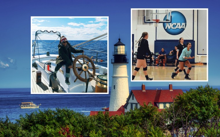 María Belén: Marinera y Voleibolista en Maine